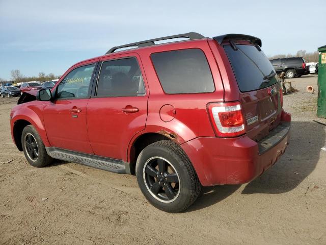 1FMCU0DGXBKC45187 - 2011 FORD ESCAPE XLT RED photo 2