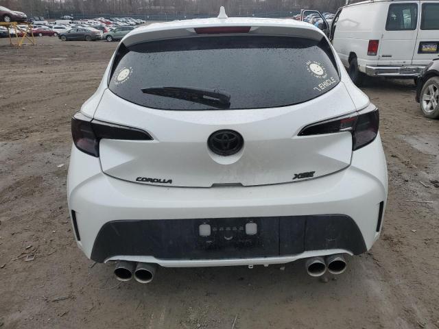 JTNA4MBE5M3133166 - 2021 TOYOTA COROLLA XSE WHITE photo 6