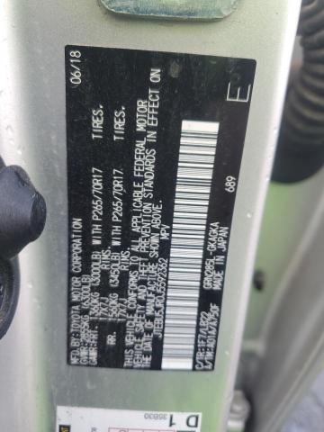 JTEBU5JR0J5592362 - 2018 TOYOTA 4RUNNER SR5/SR5 PREMIUM Silber Foto 13