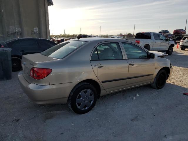 2T1BR32E58C880591 - 2008 TOYOTA COROLLA CE BEIGE photo 3