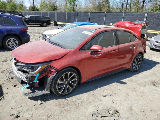 5YFP4RCE9LP046029 - 2020 TOYOTA COROLLA SE RED photo 1