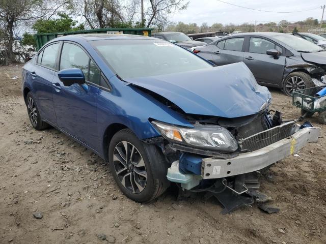 19XFB2F81FE025549 - 2015 HONDA CIVIC EX BLUE photo 4