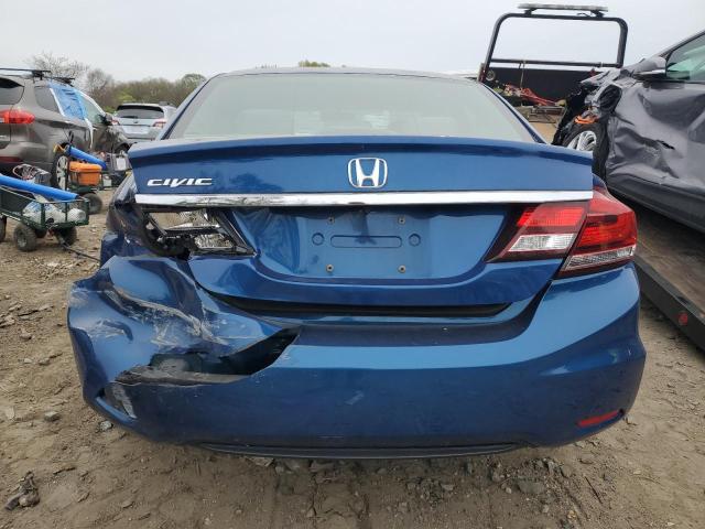 19XFB2F81FE025549 - 2015 HONDA CIVIC EX BLUE photo 6