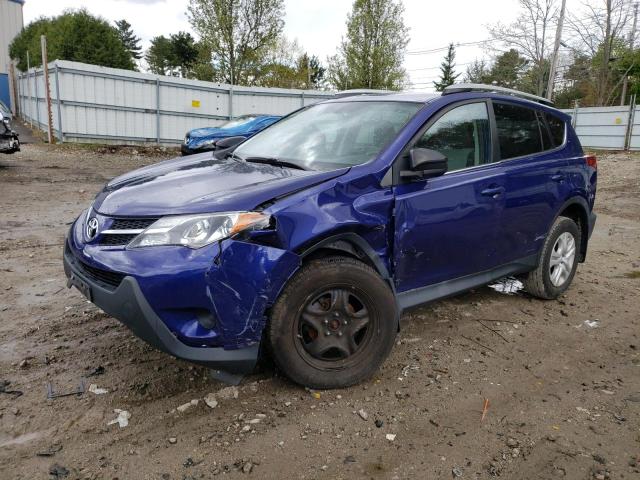 2T3BFREV3FW251390 - 2015 TOYOTA RAV4 LE BLUE photo 1