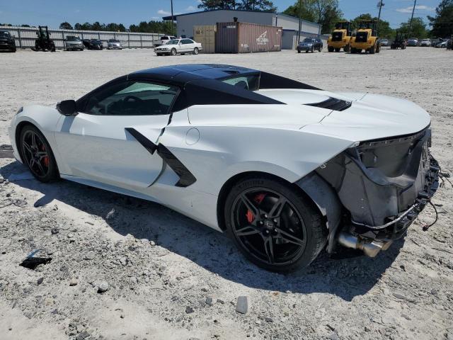 1G1YA3D40M5110000 - 2021 CHEVROLET CORVETTE STINGRAY 1LT WHITE photo 2