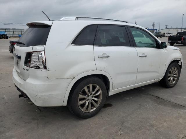 5XYKW4A2XBG106922 - 2011 KIA SORENTO SX WHITE photo 3