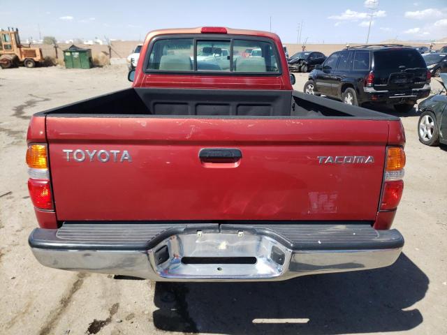 5TENM92N04Z466136 - 2004 TOYOTA TACOMA PRERUNNER RED photo 6