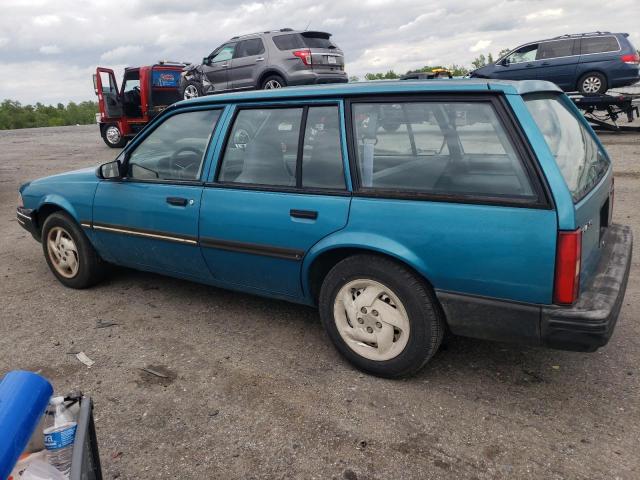 1G1JC8442N7246787 - 1992 CHEVROLET CAVALIER VL BLUE photo 2