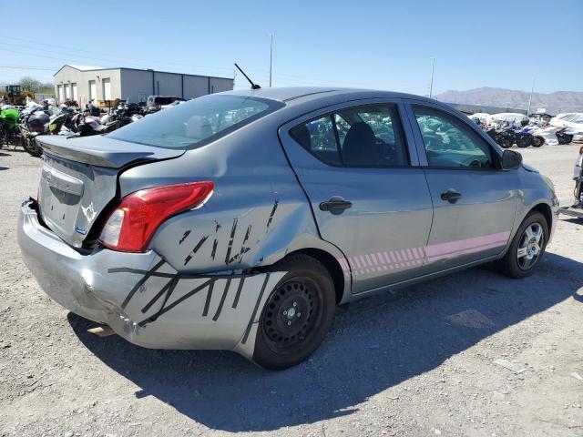 3N1CN7AP6EL821121 - 2014 NISSAN VERSA S SILVER photo 3