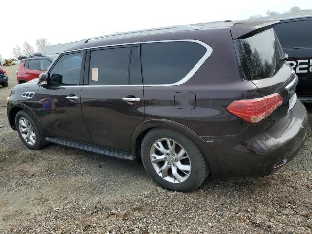 JN8AZ2NC0B9301198 - 2011 INFINITI QX56 BURGUNDY photo 2