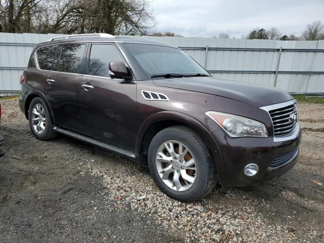 JN8AZ2NC0B9301198 - 2011 INFINITI QX56 BURGUNDY photo 4