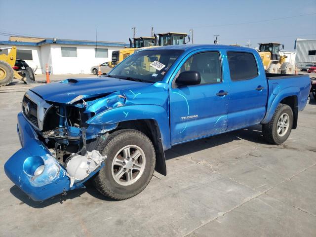 3TMJU4GN9AM104387 - 2010 TOYOTA TACOMA DOUBLE CAB PRERUNNER BLUE photo 1