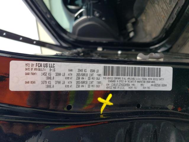 1C4RJFLG7HC630964 - 2017 JEEP GRAND CHER TRAILHAWK 黑色 照片 12