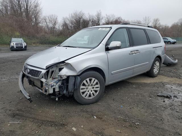 KNDMG4C72B6365941 - 2011 KIA SEDONA LX SILVER photo 1