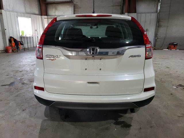 5J6RM4H37FL112362 - 2015 HONDA CR-V LX WHITE photo 6