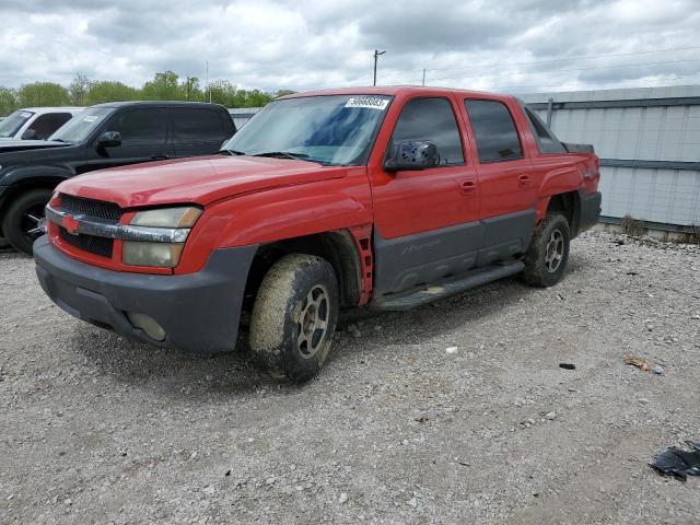 3GNEC13T93G258128 - 2003 CHEVROLET AVALANCHE C1500 RED photo 1