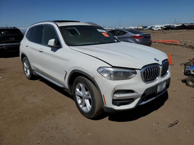 5UXTY5C05LLE58345 - 2020 BMW X3 XDRIVE30I WHITE photo 4