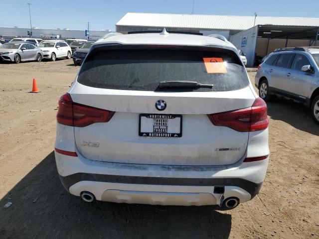 5UXTY5C05LLE58345 - 2020 BMW X3 XDRIVE30I WHITE photo 6