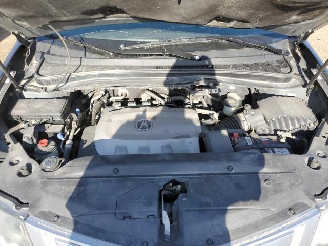 2HNYD2H8XDH000886 - 2013 ACURA MDX ADVANCE GRAY photo 12