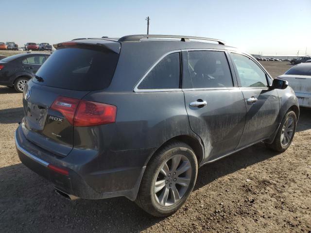 2HNYD2H8XDH000886 - 2013 ACURA MDX ADVANCE GRAY photo 3