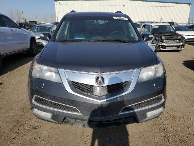 2HNYD2H8XDH000886 - 2013 ACURA MDX ADVANCE GRAY photo 5