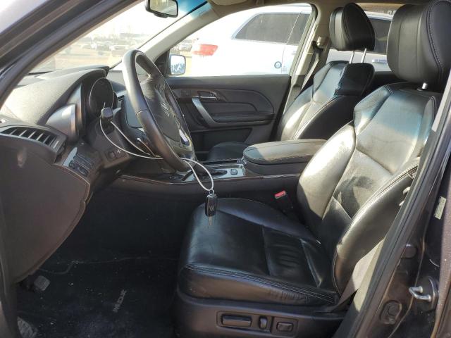 2HNYD2H8XDH000886 - 2013 ACURA MDX ADVANCE GRAY photo 7
