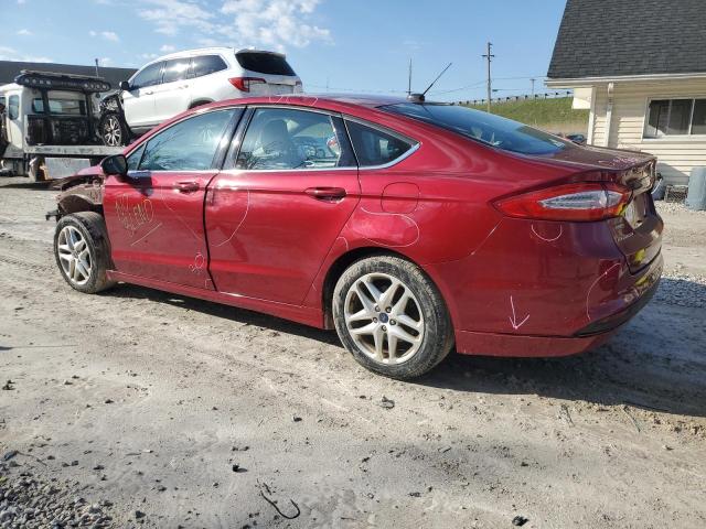 1FA6P0H71G5102238 - 2016 FORD FUSION SE RED photo 2