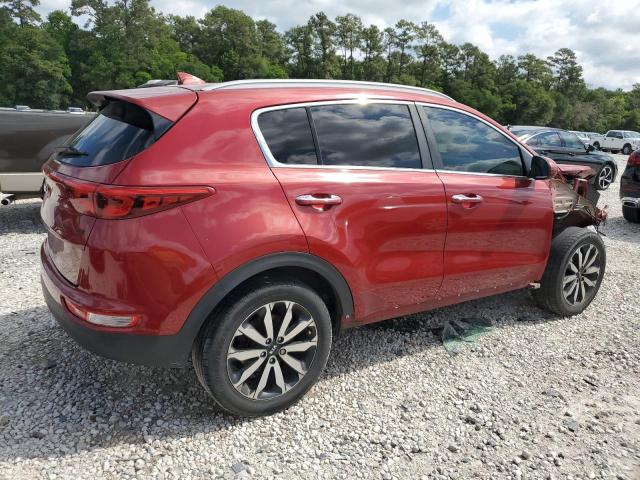 KNDPN3ACXH7218265 - 2017 KIA SPORTAGE EX RED photo 3