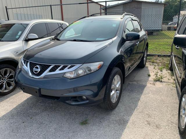 JN8AZ1MU6EW410968 - 2014 NISSAN MURANO S BLUE photo 2