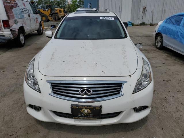 JN1CV6AR3DM356572 - 2013 INFINITI G37 WHITE photo 5