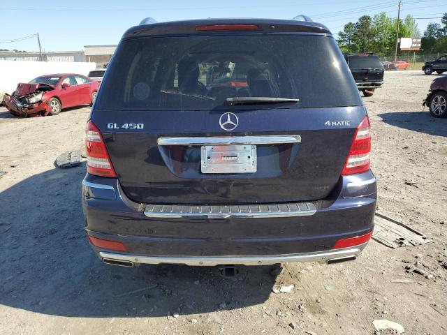 4JGBF7BE2AA602107 - 2010 MERCEDES-BENZ GL 450 4MATIC BLUE photo 6