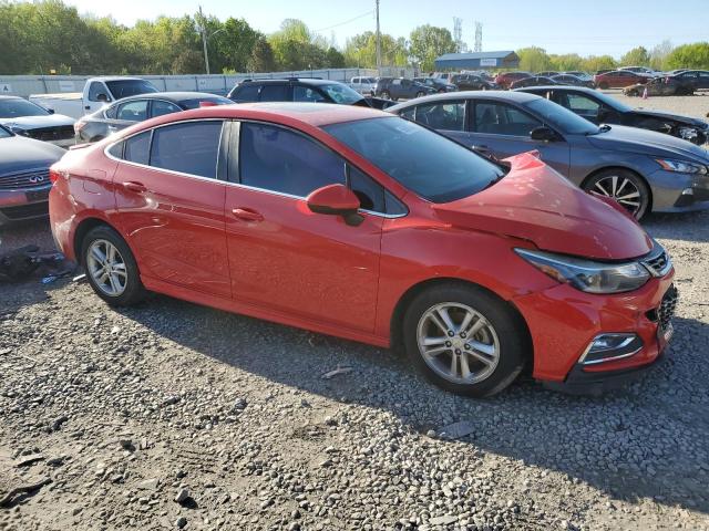 1G1BE5SM4H7210782 - 2017 CHEVROLET CRUZE LT RED photo 4