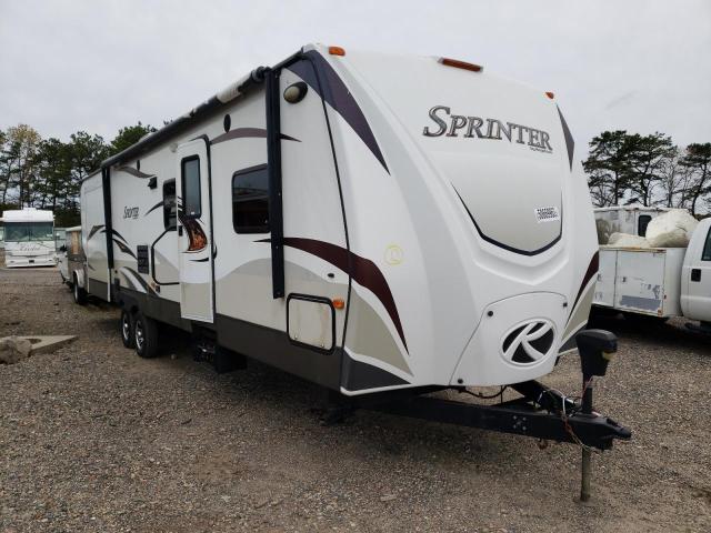 4YDT32326C1532314 - 2012 KEYSTONE SPRINTER BEIGE photo 1