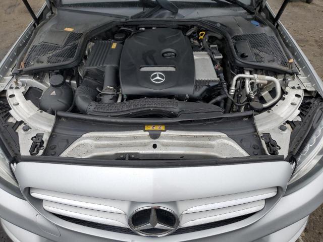 55SWF4KB6GU149621 - 2016 MERCEDES-BENZ C 300 4MATIC SILVER photo 11