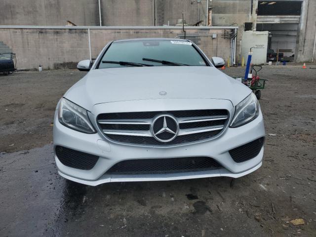 55SWF4KB6GU149621 - 2016 MERCEDES-BENZ C 300 4MATIC SILVER photo 5