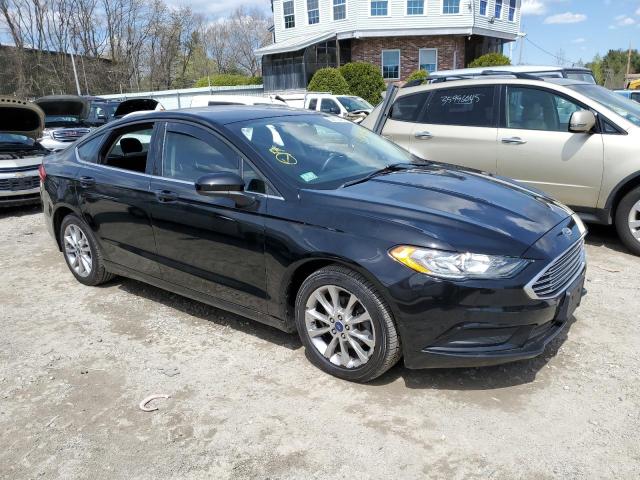 3FA6P0LUXHR386075 - 2017 FORD FUSION SE HYBRID BLACK photo 4