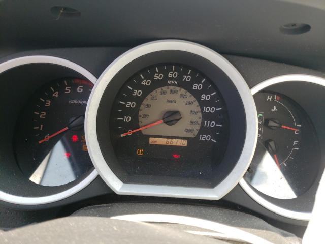 5TETX22N99Z648639 - 2009 TOYOTA TACOMA ACCESS CAB ვერცხლისფერი ფოტო 9