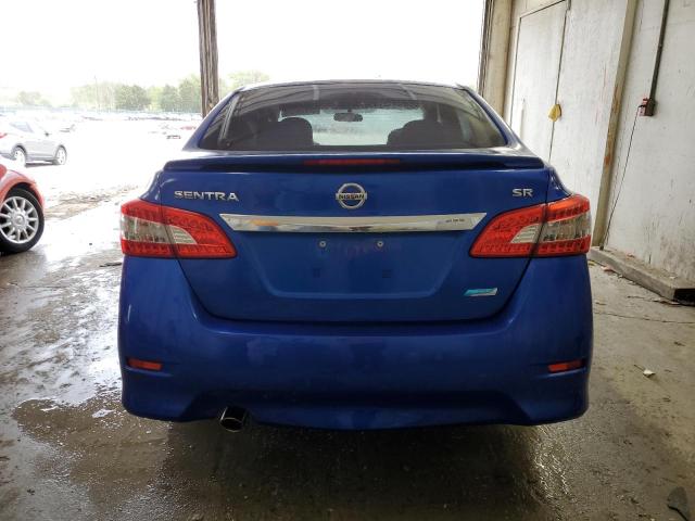 3N1AB7AP0DL758645 - 2013 NISSAN SENTRA S BLUE photo 6