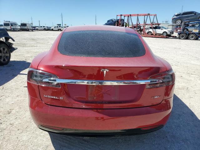 5YJSA1E49GF171025 - 2016 TESLA MODEL S წითელი ფოტო 6