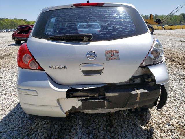 3N1BC1CP2AL465580 - 2010 NISSAN VERSA S SILVER photo 6