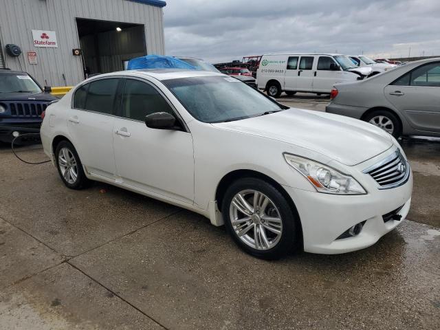 JN1CV6AR9DM767605 - 2013 INFINITI G37 WHITE photo 4