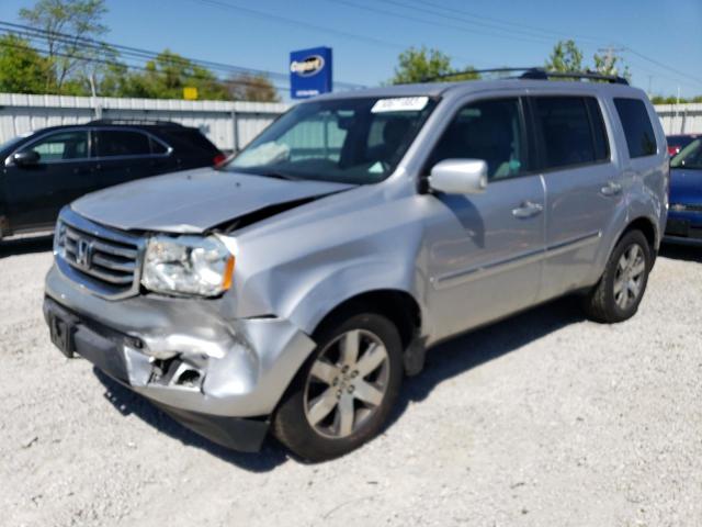 5FNYF4H97DB077662 - 2013 HONDA PILOT TOURING SILVER photo 1