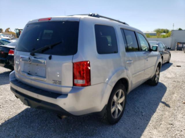 5FNYF4H97DB077662 - 2013 HONDA PILOT TOURING SILVER photo 3