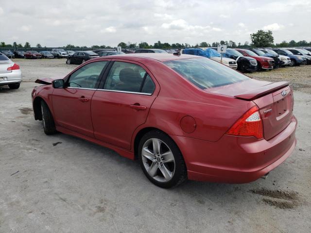 3FAHP0KC9BR125593 - 2011 FORD FUSION SPORT RED photo 2