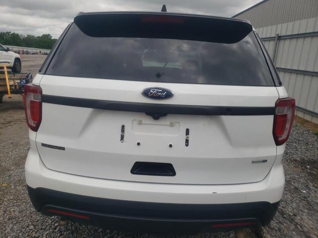 1FM5K8AR1KGA28780 - 2019 FORD EXPLORER POLICE INTERCEPTOR WHITE photo 6