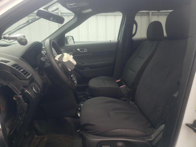 1FM5K8AR1KGA28780 - 2019 FORD EXPLORER POLICE INTERCEPTOR WHITE photo 7