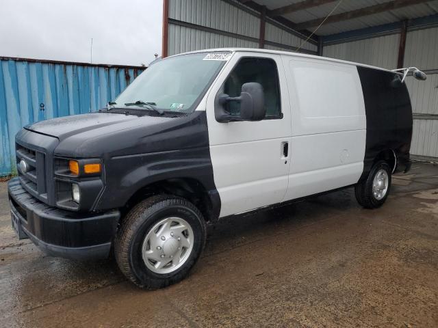 1FTNE1EW5EDA86898 - 2014 FORD ECONOLINE E150 VAN WHITE photo 1