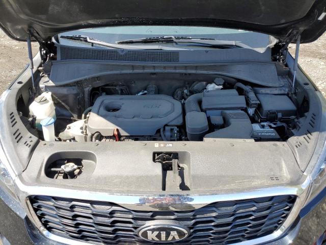 5XYPGDA35KG555078 - 2019 KIA SORENTO L BLACK photo 12