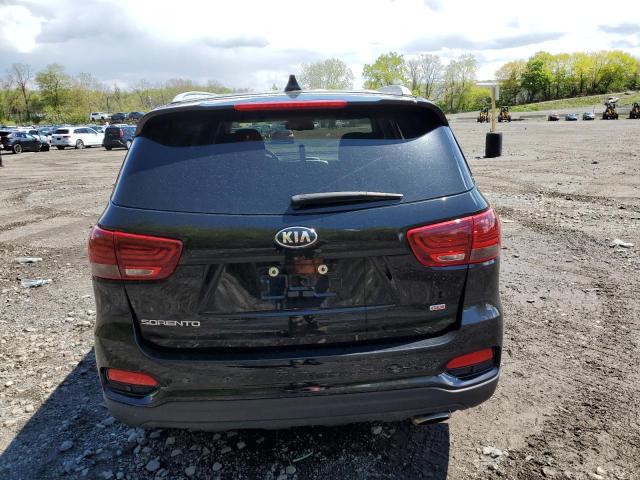 5XYPGDA35KG555078 - 2019 KIA SORENTO L BLACK photo 6