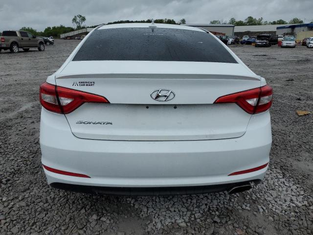 5NPE24AF1HH571182 - 2017 HYUNDAI SONATA SE WHITE photo 6